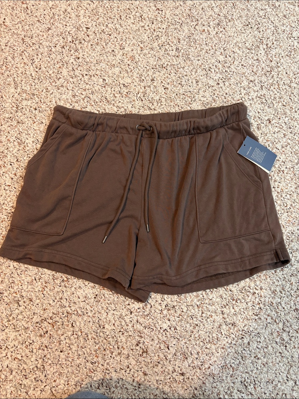 Universal Thread Women's Pull-On Sweat Shorts in Brown